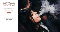 Desktop Screenshot of midtownsmokeshop.com